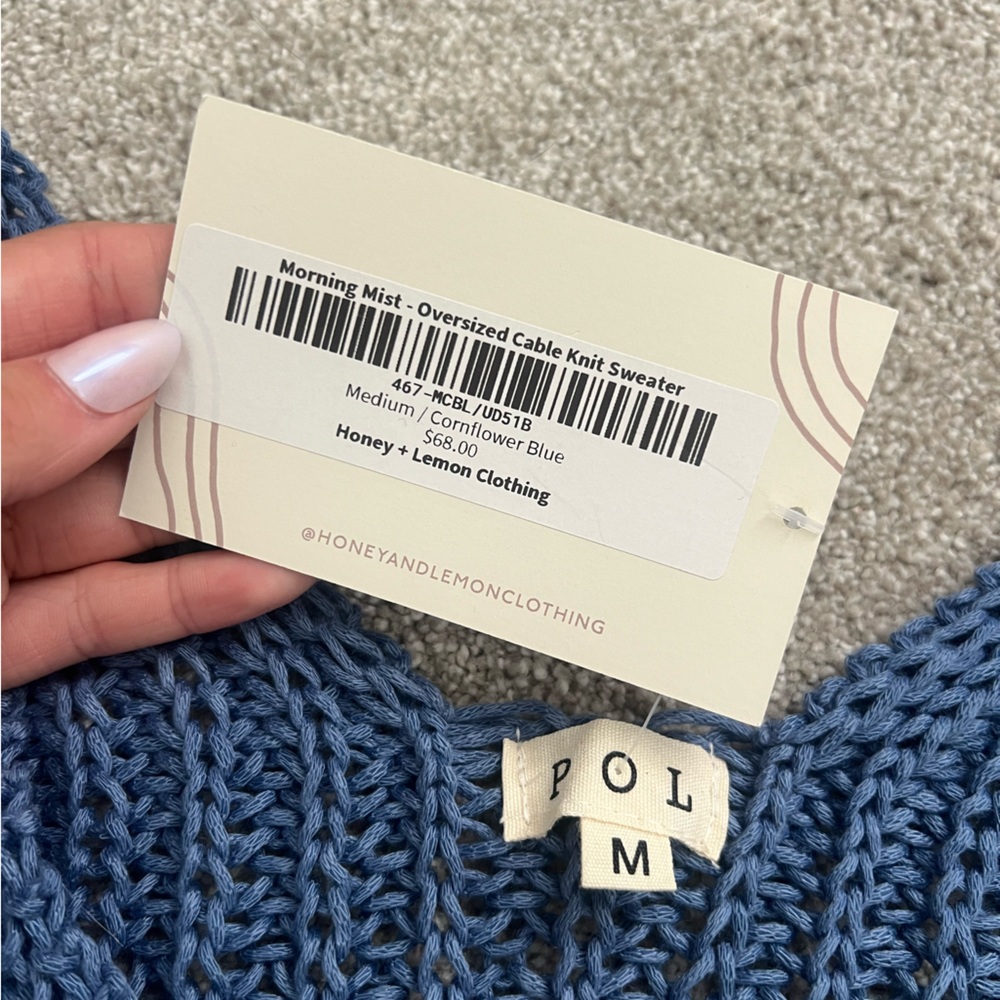 NWT Honey and Lemon Sweater